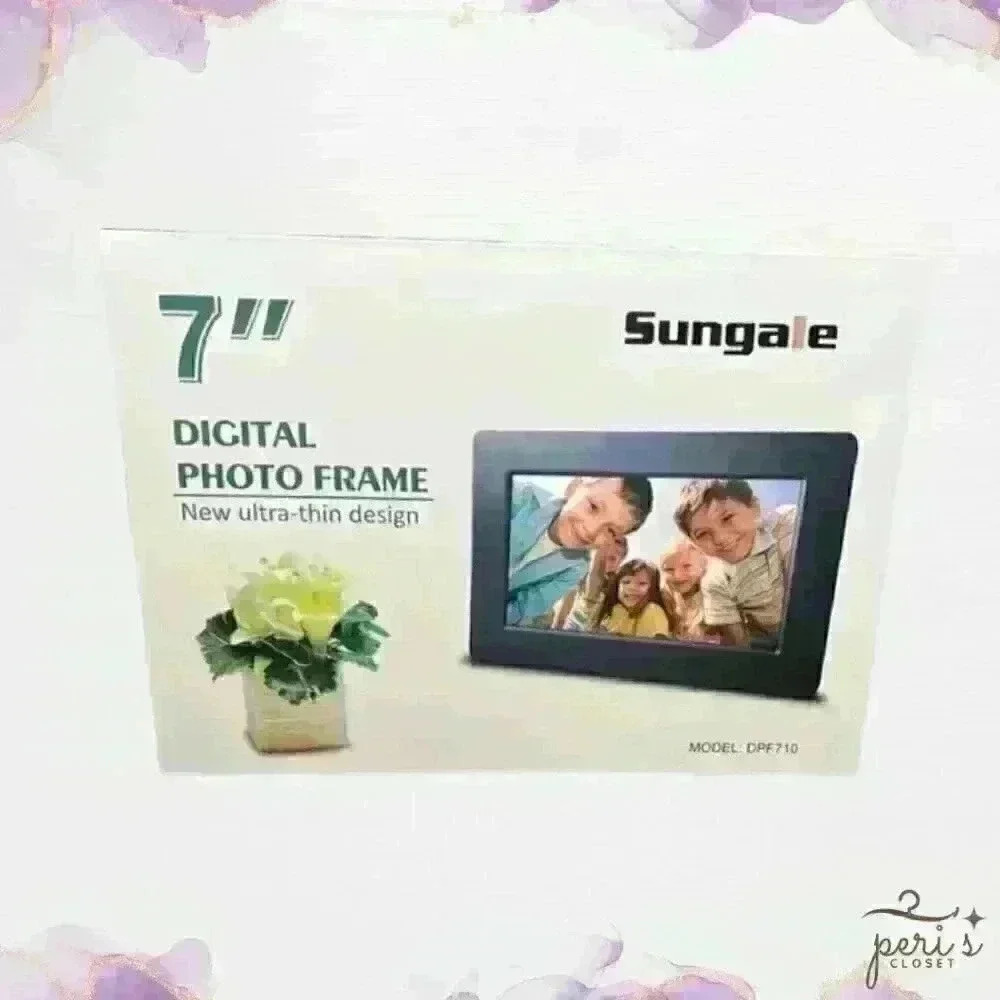 New SUNGALE DPF710 7'' DIGITAL PHOTO FRAME